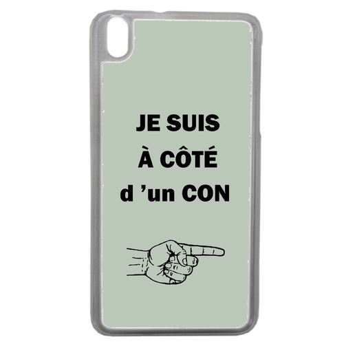 Coque Con Sur Fond Vert Pastel Compatible Htc Desire 816 Transparent
