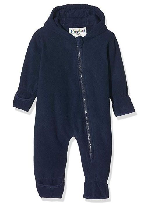 Playshoes pyjama bébé onesie polaire marine