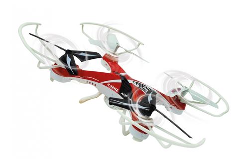 Jamara quadrocoptère CamostroHD Turbo 2.4 GHz 20 cm rouge/blanc