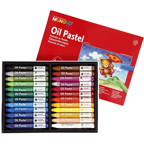 Creotime pastels à l'huile multicolore 24 pièces