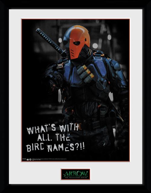 Photographie encadree Arrow Deathstroke 30x40cm