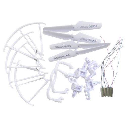 Syma X5 x5C pièce de rechange Set Moteurs Hélices Landing Skid protecteurs moteur lame