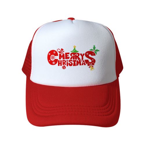 Casquette Chapeau de noël pour Adulte Unisexe - Rouge&Blanc #25