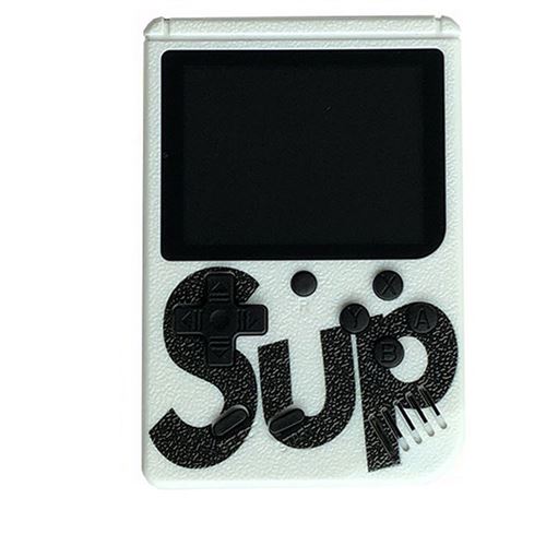 Console de jeu portable rétro avec écran 3 pouces 400 FC classique simple CL400 - blanc
