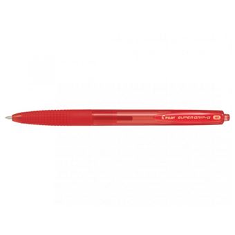 Stylo à bille Pilot Pen Super Grip G Rouge