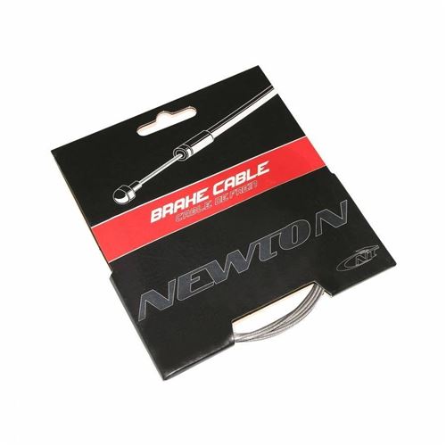Cable de frein route newton inox pour shimano et adaptable 1,5mm 1,70m (vendu a l unite sur carte)