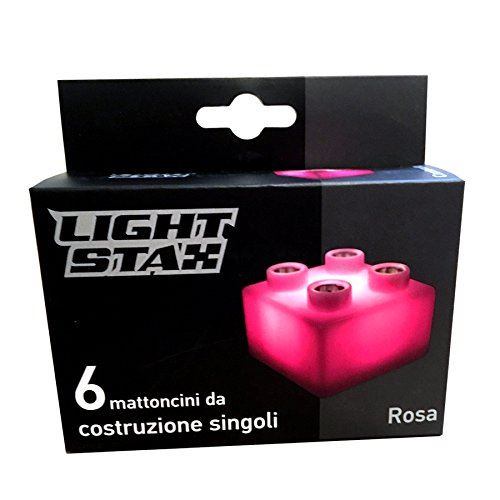 Light Stax- LS-M-04008 - Briques de Construction Lumineuses - Taille 3,2 x 3,2 cm