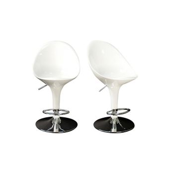 20 Sur Tabouret De Bar Cuisine Blanc Design Oeuf Lot De 2