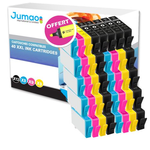 Pack De 4 Cartouches D'encre Compatibles HP 364 XL - Pour Imprimantes PSC 5520/5525/7520/7525 Et Autres