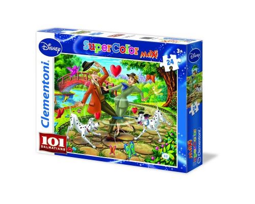 Puzzle 24 Pièces : Pièces XXL - Les 101 Dalmatiens, Clementoni