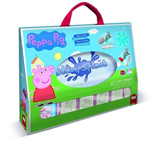 Multiprint Set de tampons à eau Peppa Pig 8 pièces bleu