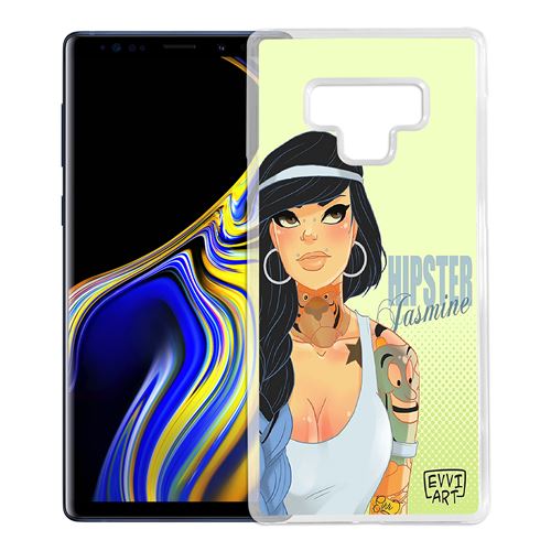 Coque pour Samsung Galaxy Note 9 -  Princesse Disney Jasmine Hipster