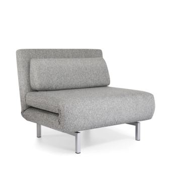 Fauteuil Convertible Clic Clac 1 Place Archie Couleur Gris Achat Prix Fnac