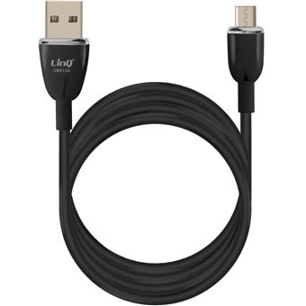 Câble USB / Micro USB - 2m - noir - Cultura - Chargeurs USB