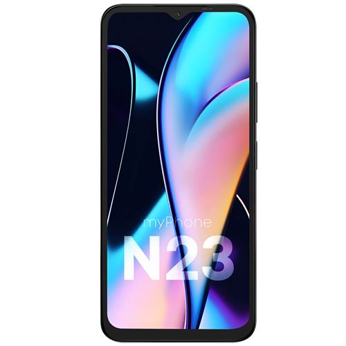 Smartphone myPhone N23 Neuf Triple Caméra 50Mp 6Go 128Go Double SIM myPhone Noir