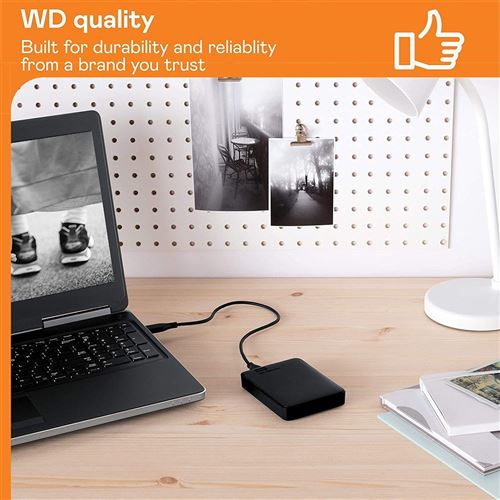 WD Element Disque dur portable externe - USB 3.0 - 1.5TB - Noir