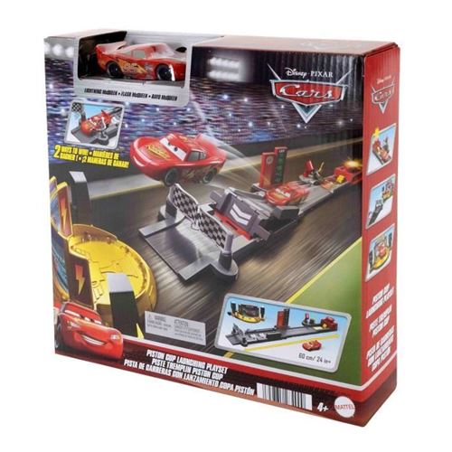 Non Communiqué Disney · Pixar-Cars Piste Tremplin Piston Cup - Coffret Avec Piste