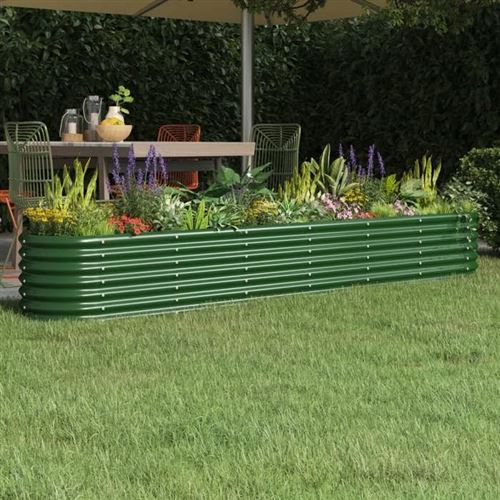 Vidaxl Vert Lit Surélevé De Jardin - Image 3