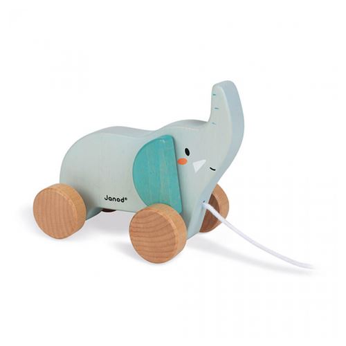 Elephant a tirer et a pousser