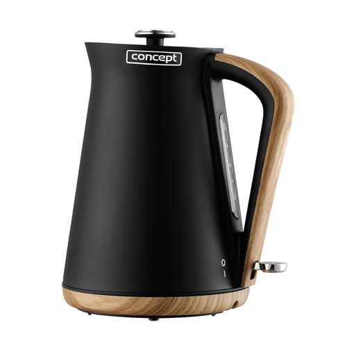 Bouilloire Concept Nordic 1.7L acier inoxydable noir RK3311