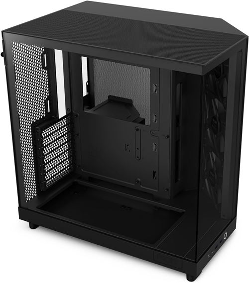 Non Communiqué Noir Boîtier Pc Gaming -Nzxt H6 Flow Cc-H61fb-01