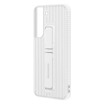 Coque renforcée Fonction stand pour Samsung Galaxy S22+ Blanc