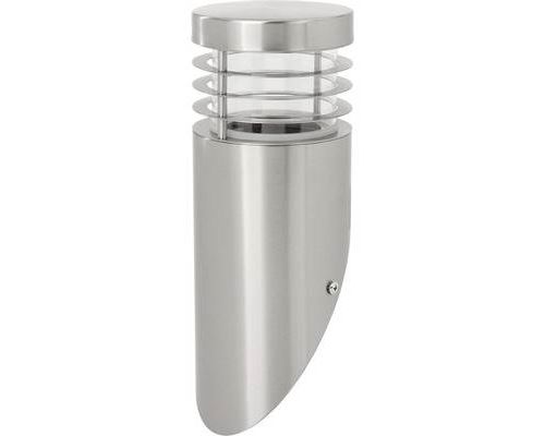 IVT 330015 Applique extérieure Ampoule à économie dénergie E27 40 W acier inoxydable