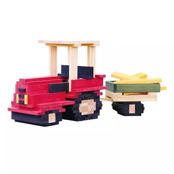 Jeu de construction Kapla Coffret tracteur 155 planchettes