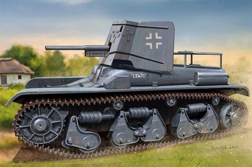 German 3.7cm Pak 35/36 Auf Pz.kpfw 35r(f) - 1:35e - Hobby Boss