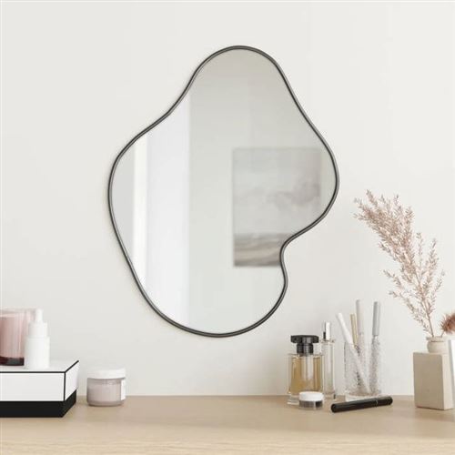 Vidaxl Noir Miroir Mural - Image 3