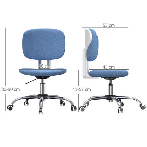 Chaise de bureau ergonomique - hauteur réglable, pivotante 360