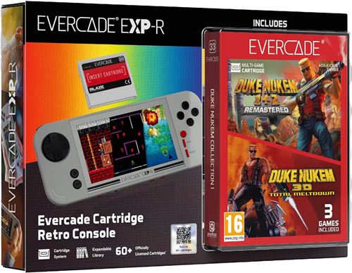 Console Portable Evercade EXP-R Duke Nukem Collection 1 Bundle