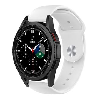 Strap-it Bracelet sport - compatible pour Samsung Galaxy Watch 4 Classic 42mm (blanc) - 1