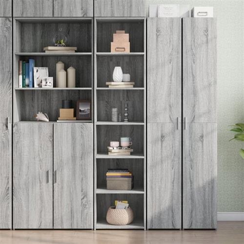 Vidaxl Gris Buffet Haut - Sonoma - Image 3