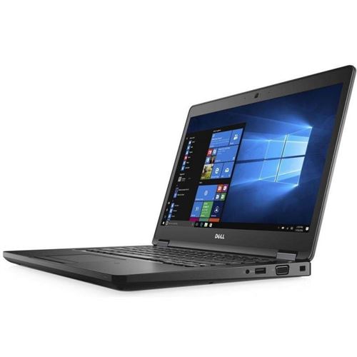 Ordinateur Portable Latitude 5480 Dell 14 Noir 256Go SSD 2.80 Ati Hd Graphics 630 Ddr4