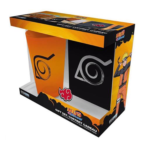 Coffret Cadeau - Naruto - Verre Xxl / Pins / Carnet - Konoha - Gadget -  Achat & prix