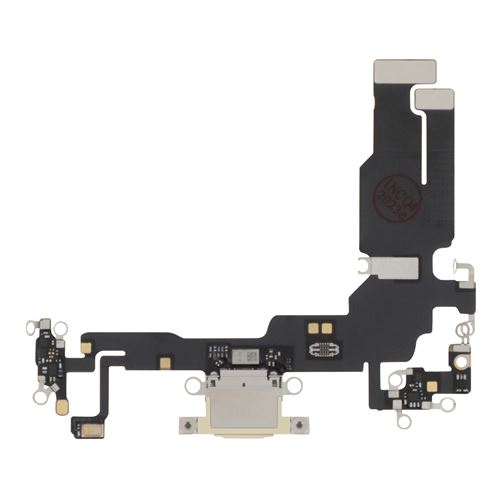 Connecteur de Charge pour iPhone 15 Port USB C plus Microphone Dor&eacute;e