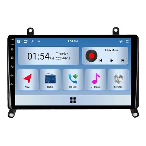 Autoradio RoverOne® Bluetooth CarPlay 2 Din 6Go RAM 128Go ROM pour Toyota Hiace H300 6 GranAce 1 2019-2022