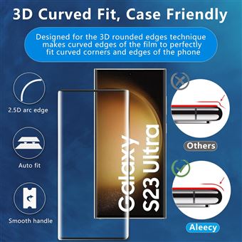 Verre Trempé pour Samsung Galaxy S23 [Pack 4] Film Vitre Protection Ecran  Phonillico® - Protection d'écran pour smartphone - Achat & prix