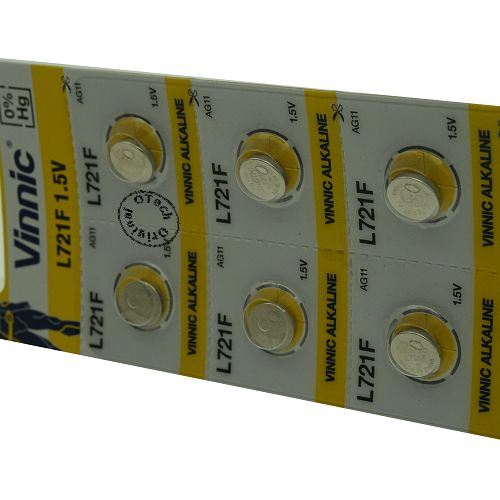 Pack de 10 piles Vinnic compatible avec VINNIC L721F - Otech