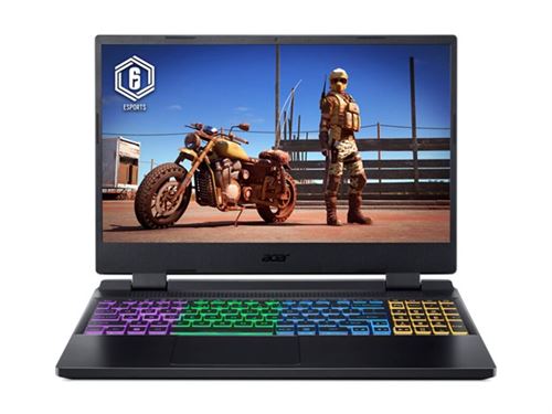Acer Nitro 5 An515-58 - Intel Core i5 - 12450H / 2 Ghz - Win 11 Home - Geforce Rtx 4060 - 16 Go Ram - 512 Go SSD - 15.6" Ips 1920 X 1080 (Full Hd) @ 144 Hz - Wi-Fi 6 - Noir Vitreux - Clavier : Français