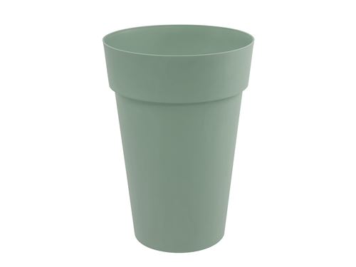 Non Communiqué Vert Laurier Pot De Fleurs Rond En Plastique Ø 46 Cm Eda Toscane
