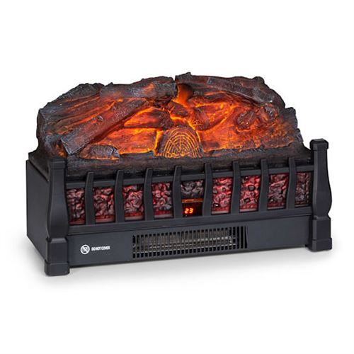 Cheminée Électrique - Klarstein Kamini Fxl 2G - Insert 1800 W Led-3D Simulation De Flammes - Noir