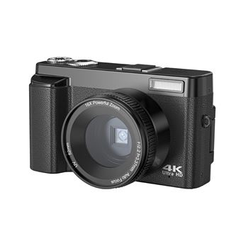 Appareil Photo Numérique 4K 48MP - Zoom 16x - Écran Basculant 3,0" 180° - Carte 128GB Offerte - Prêt à Filmer - 1