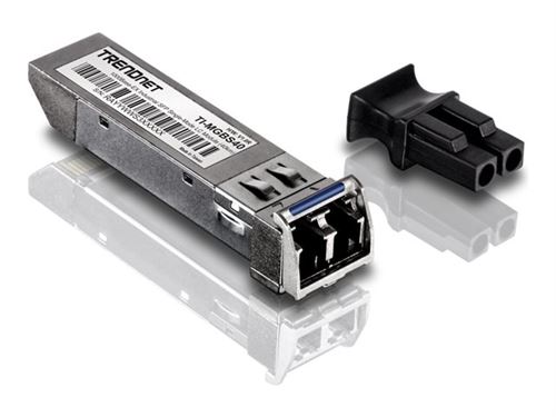 Module sfp &agrave; fibre optique monomode trendnet ti-mgbs40