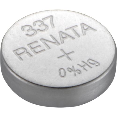 RENATA Pile bouton Silver Oxyde 337 / SR416 SW 0% mercure