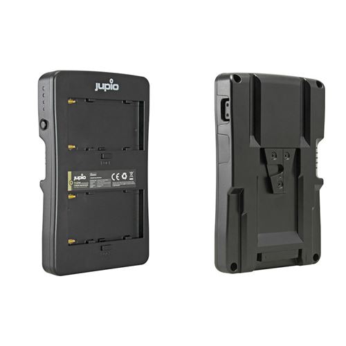 Jupio proline v-mount adaptateur plaque compatible avec 2x sony np-f series