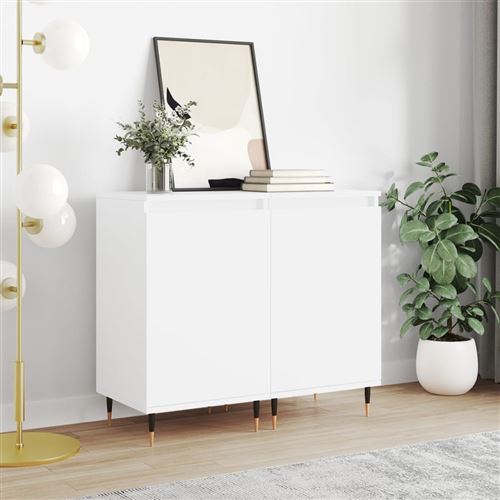 Vidaxl Blanc Buffets 2 Pcs - Image 3