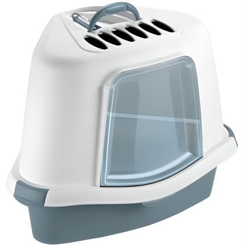ZOLUX Maison de toilette d angle Bac a litiere pour chat avec pelle 54 40 40 cm ac