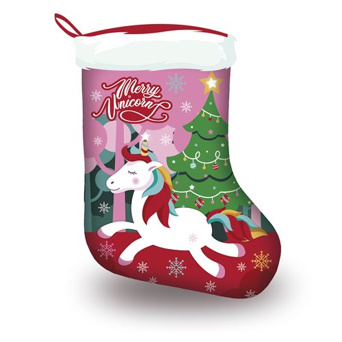 ARDITEX ZK50822 Chaussette de Noël 42x32cm de ZASKA-Licorne